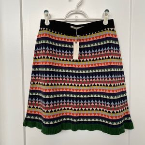 NWT Anthropologie Medium Patterned Wool Skirt